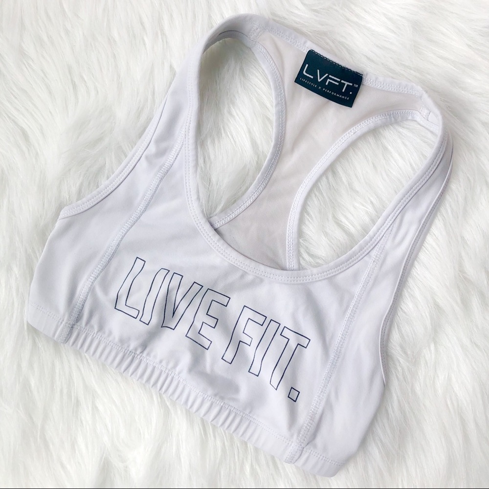 LVFT Live Fit Racer Mesh Back Sports Bra